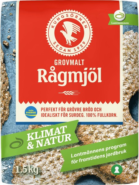 Kungsörnen Rågmjöl Grovmalt