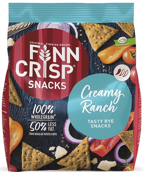 Finn Crisp Rye Snacks Creamy Ranch