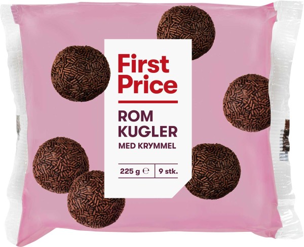 First Price Romkugler med Krymmel