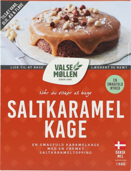 Valse Møllen Saltkaramel Kage