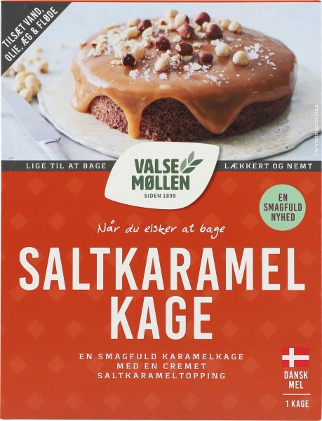 Valse Møllen Backmischung Saltkaramel Kage