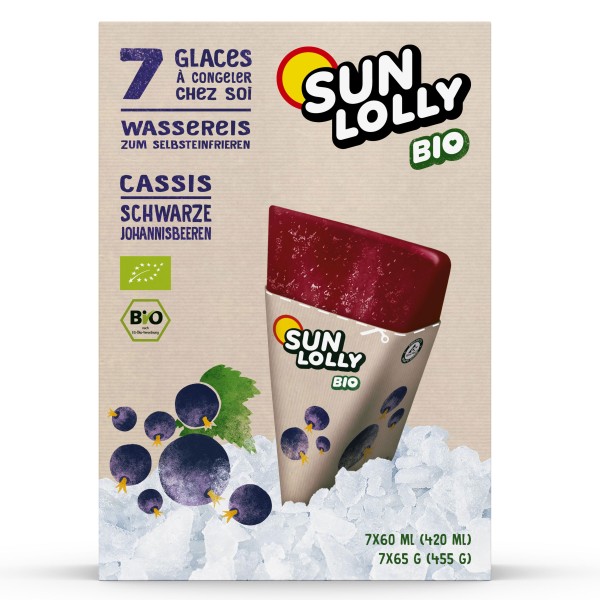 Sun Lolly Bio Schwarze Johannisbeere