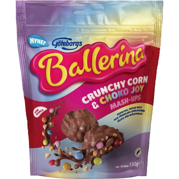 Göteborgs Ballerina Crunchy Corn & Choko Joy