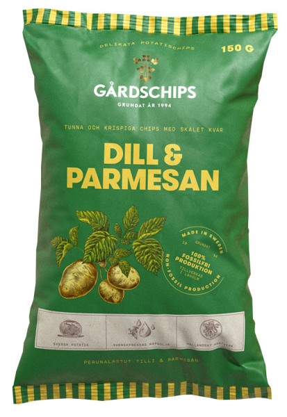 Gårdschips Dill & Parmesan