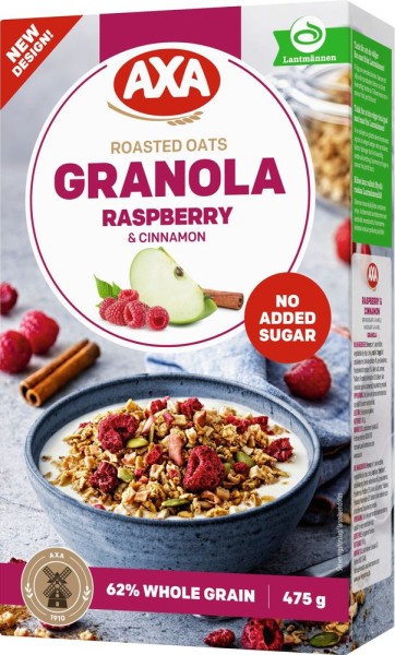 Axa Granola Raspberry & Cinnamon