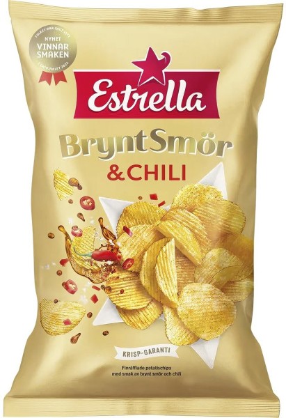 Estrella Brynt Smör & Chili Chips