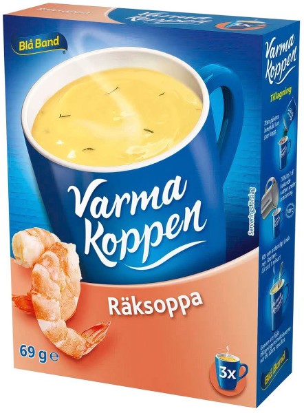 Blå Band Varma Koppen Räksoppa - Krabbensuppe
