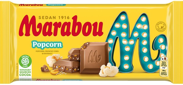 Marabou Popcorn 185g