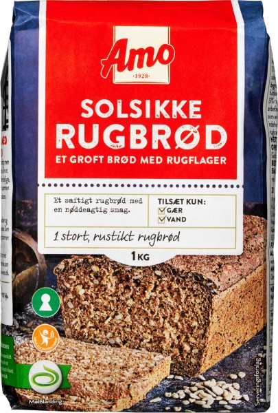 Amo Backmischung Solsikke Rugbrød