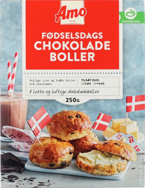 Amo Backmischung Fødselsdags Chokolade Boller