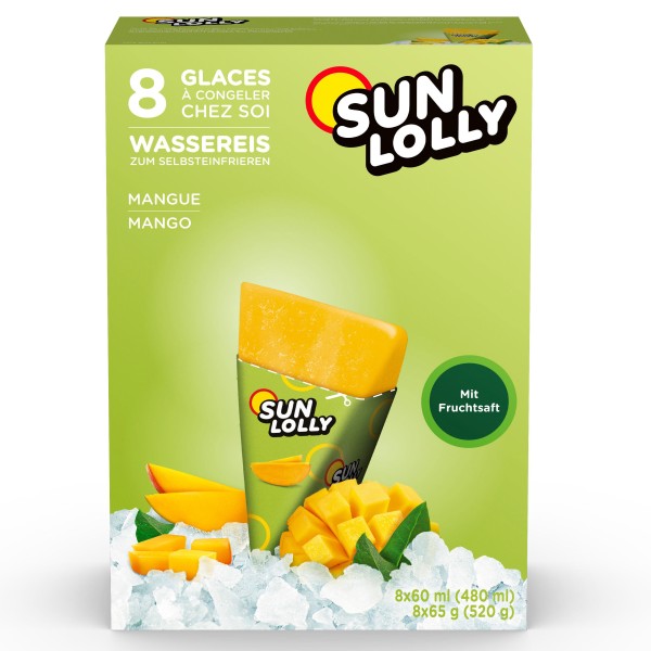 Sun Lolly Wassereis Mango
