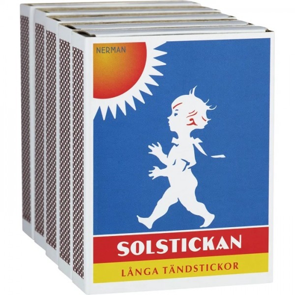 Solstickan Streichhölzer lang 5er-Pack