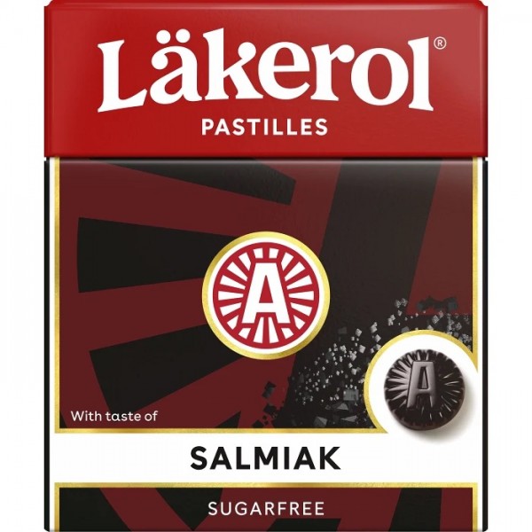 Läkerol Pastiller Salmiak Sockerfri