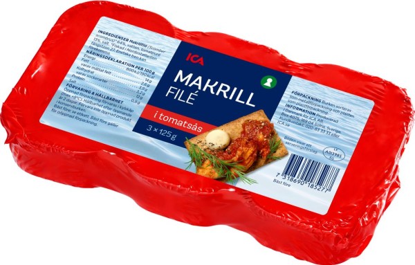 Makrelenfilet in Tomatensauce 3er Pack