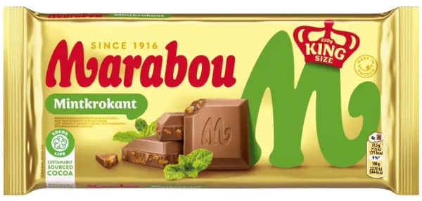 Marabou Mint Krokant 220g