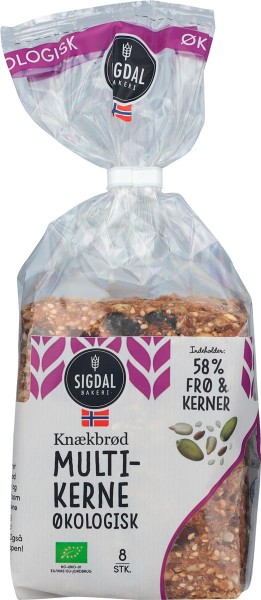 Sigdal Knækbrød Multikerne Økologisk