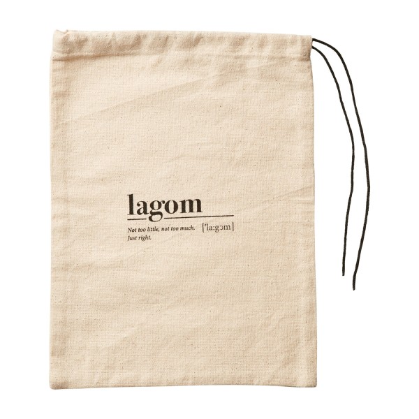 Geschenkbeutel Lagom