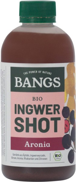 Bangs Bio Ingwer-Shot mit Aronia 300ml