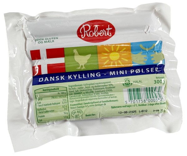 Robert Dansk Kylling Mini Pølser