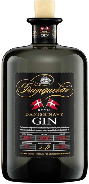 A. H. Riise Tranquebar Royal Danish Navy Gin
