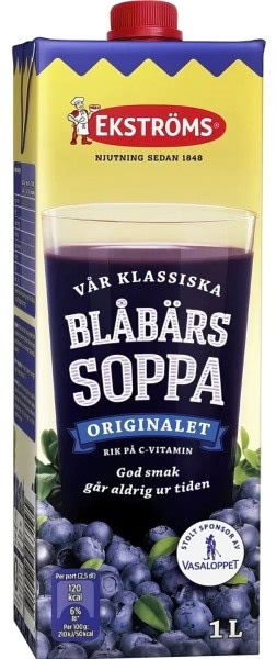 Ekströms Blåbärssoppa Original
