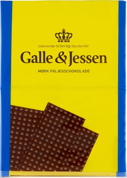 Galle & Jessen Pålægschokolade Mørk