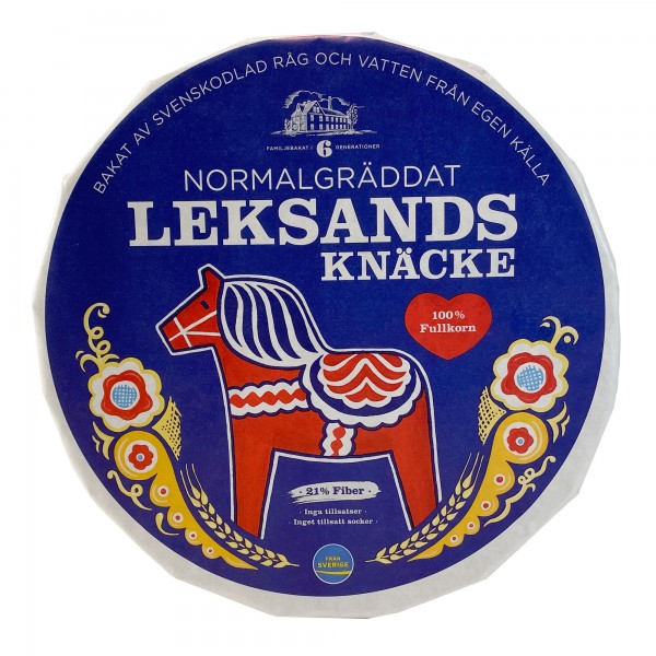 Leksands Knäckebrot normal gebacken Rund