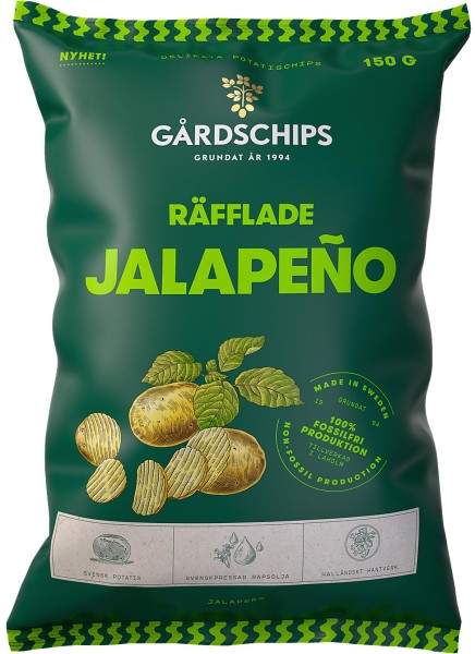 Gårdschips Räfflade Jalapeño