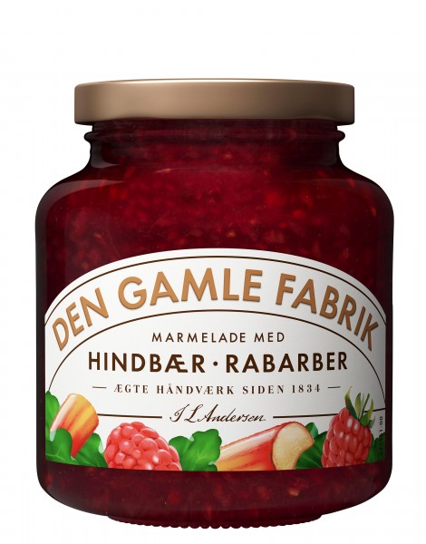 Den Gamle Fabrik Marmelade Himbeere & Rhabarber