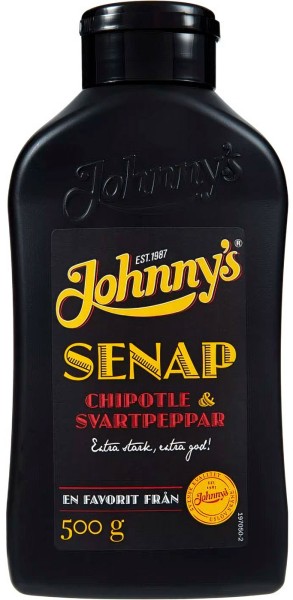 Johnny's Senap Chipotle och svartpeppar