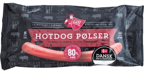 Gøl Hotdog Pølser